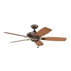 Canfield Patio 52 in. Outdoor Weathered Copper Downrod Mount Ceiling Fan with Pull Chain by KICHLER 11 Canfield Patio 52 in. Outdoor Weathered Copper Downrod Mount Ceiling Fan with Pull Chain by KICHLER -Kichler Sales weathered copper kichler ceiling fans without lights 310192wcp 4f 1000