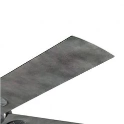 Maor Patio 65 in. Integrated LED Indoor Weathered Zinc Downrod Mount Ceiling Fan with Light Kit and Pull Chain by KICHLER -Kichler Sales weathered zinc kichler ceiling fans with lights 310136wzc 1f 1000