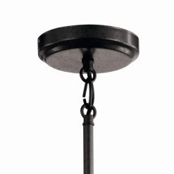 Marrus 4-Light Weathered Zinc and Anvil Iron Vintage Industrial Dining Room Chandelier by KICHLER -Kichler Sales weathered zinc kichler chandeliers 52407wzc 4f 1000