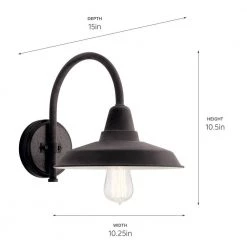 Marrus 1-Light Weathered Zinc and Anvil Iron Bathroom Indoor Wall Sconce by KICHLER 9 Marrus 1-Light Weathered Zinc and Anvil Iron Bathroom Indoor Wall Sconce by KICHLER -Kichler Sales weathered zinc kichler wall sconces 52409wzc 1f 1000