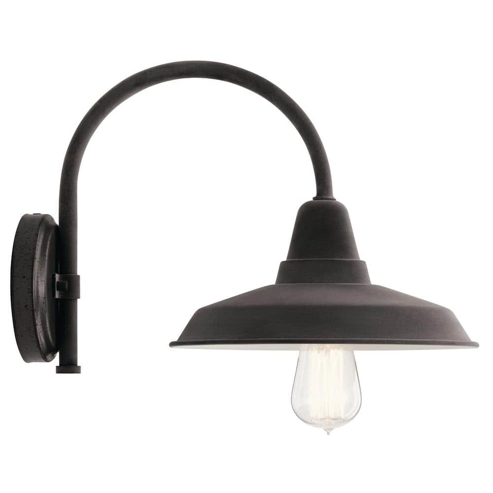 Marrus 1-Light Weathered Zinc and Anvil Iron Bathroom Indoor Wall Sconce by KICHLER 5 Marrus 1-Light Weathered Zinc and Anvil Iron Bathroom Indoor Wall Sconce by KICHLER - Image 3