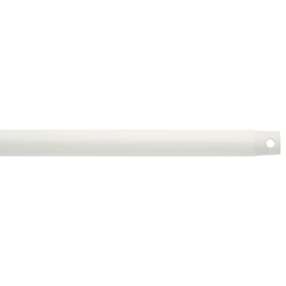 Independence 18 in. White Dual Threaded Ceiling Fan Extension Downrod by KICHLER 3 Independence 18 in. White Dual Threaded Ceiling Fan Extension Downrod by KICHLER