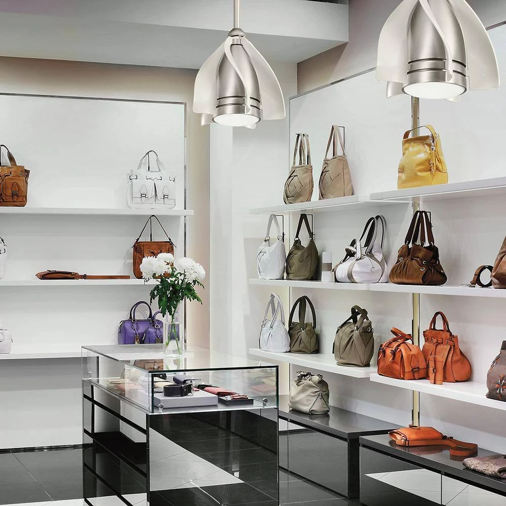 Terna 15 in. Integrated LED Indoor White Downrod Mount Ceiling Fan with Light Kit and Remote Control by KICHLER 4 Terna 15 in. Integrated LED Indoor White Downrod Mount Ceiling Fan with Light Kit and Remote Control by KICHLER - Image 2