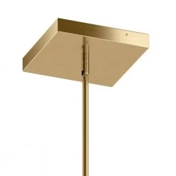 Elan Ciri 34.75 in. Integrated LED White with Champagne Gold Accent Contemporary Circle Kitchen Pendant Hanging by KICHLER -Kichler Sales white kichler chandeliers 83348wh fa 1000