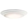 Downlight Gen I 7.5 in. 2700K White Integrated LED Flush Mount by KICHLER -Kichler Sales white kichler flush mount lights 43846whled27 64 1000