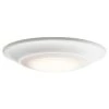 Downlight Gen II 7.5 in. White 2700K Integrated LED Flush Mount by KICHLER -Kichler Sales white kichler flush mount lights 43848whled27t 64 1000