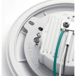 Horizon 6.5 in. 3000K White Integrated LED Flush Mount with Polycarbonate White Diffuser by KICHLER -Kichler Sales white kichler flush mount lights 43855whled30t 1f 1000