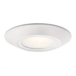 Horizon II 6.5 in. 2700K White Integrated LED Flush Mount with Glass Diffuser by KICHLER