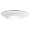Downlight Gen I 6 in. 3000K White Integrated LED Flush Mount by KICHLER 2 Downlight Gen I 6 in. 3000K White Integrated LED Flush Mount by KICHLER -Kichler Sales white kichler flush mount lights 43878whled30 64 1000
