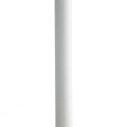 3 in. x 84 in. White Outdoor Direct Burial Ladder Rest Post by KICHLER
