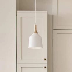 Danika 1-Light White Mid-Century Modern Kitchen Mini Pendant Hanging Light by KICHLER -Kichler Sales white kichler pendant lights 43682wh 1f 1000