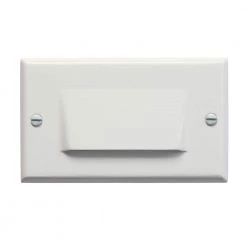 Step And Hall Hardwired 120-Volt White Shielded Integrated LED Stair Light by KICHLER