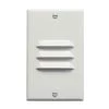 Step And Hall Hardwired 120-Volt White Vertical Integrated LED Stair Light by KICHLER -Kichler Sales white kichler stair lights 12606wh 64 1000